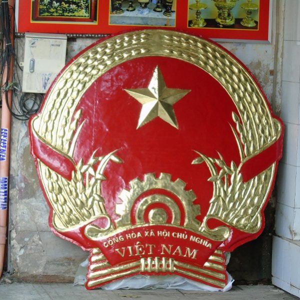 quốc huy nước CHXHCN Việt Nam bằng đồng