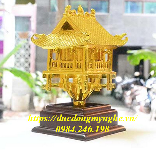 biểu tượng chùa một cột mạ vàng